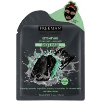 ماسک پاکسازی کننده صورت ورقه ای ذغال و نمک دریایی فریمن