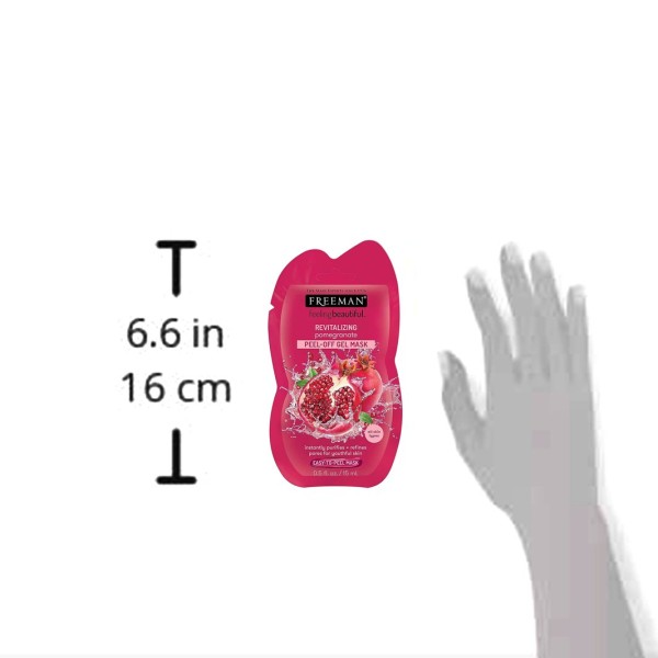 ماسک لایه بردار احیاکننده و شفاف کننده صورت ساشه ای انار فریمن